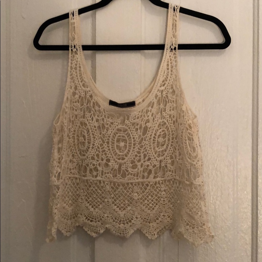 Crochet crop top